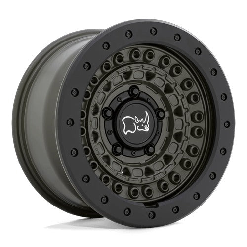 BARRICADE 17X8.5 5X5.0 71 OD-GRN-BLK -34
