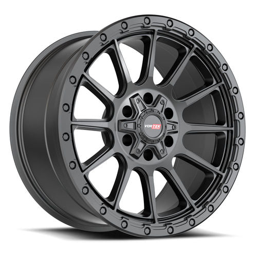 VORTEK VRT-606 Matte Black Wheel 17x9 6X139.7mm +12 106.1mm