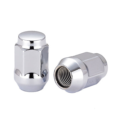 Acorn Chrome Nut 1PC 60° Bulge-12x1.50mm-19mm Hex-Premium