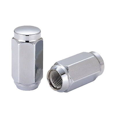 Acorn Duplex Chrome Nut 1PC 60° Seat-14x2.00mm-22mm Hex-Premium