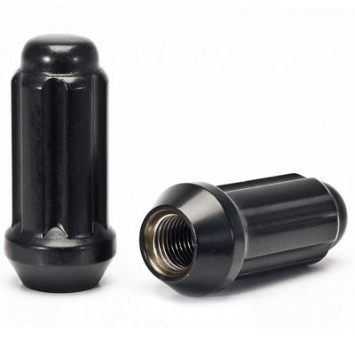 6 Spline Black Nut 2PC 60° Seat-9/16'' RH-19/21/22mm Hex-Premium