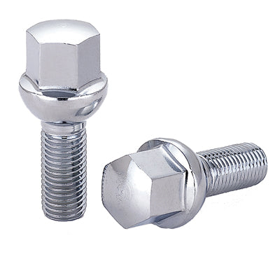 Acorn Chrome Bolt R12 Radius Seat-14x1.50mm-40mm Shank-17mm Hex-Premium
