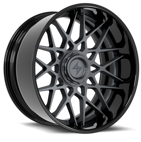 SENTALI BFX BFX5 22x12 6x135/6x139.7 -44 Gloss Black Lip / Gun Metal Centre