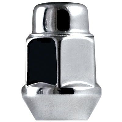 Acorn Chrome Nut 2PC 60° Bulge-12x1.25mm-21mm Hex