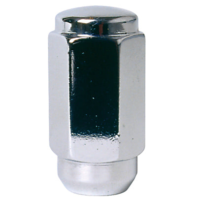 Acorn Duplex Chrome Nut 1PC 60° Seat-1/2" RH-22mm Hex