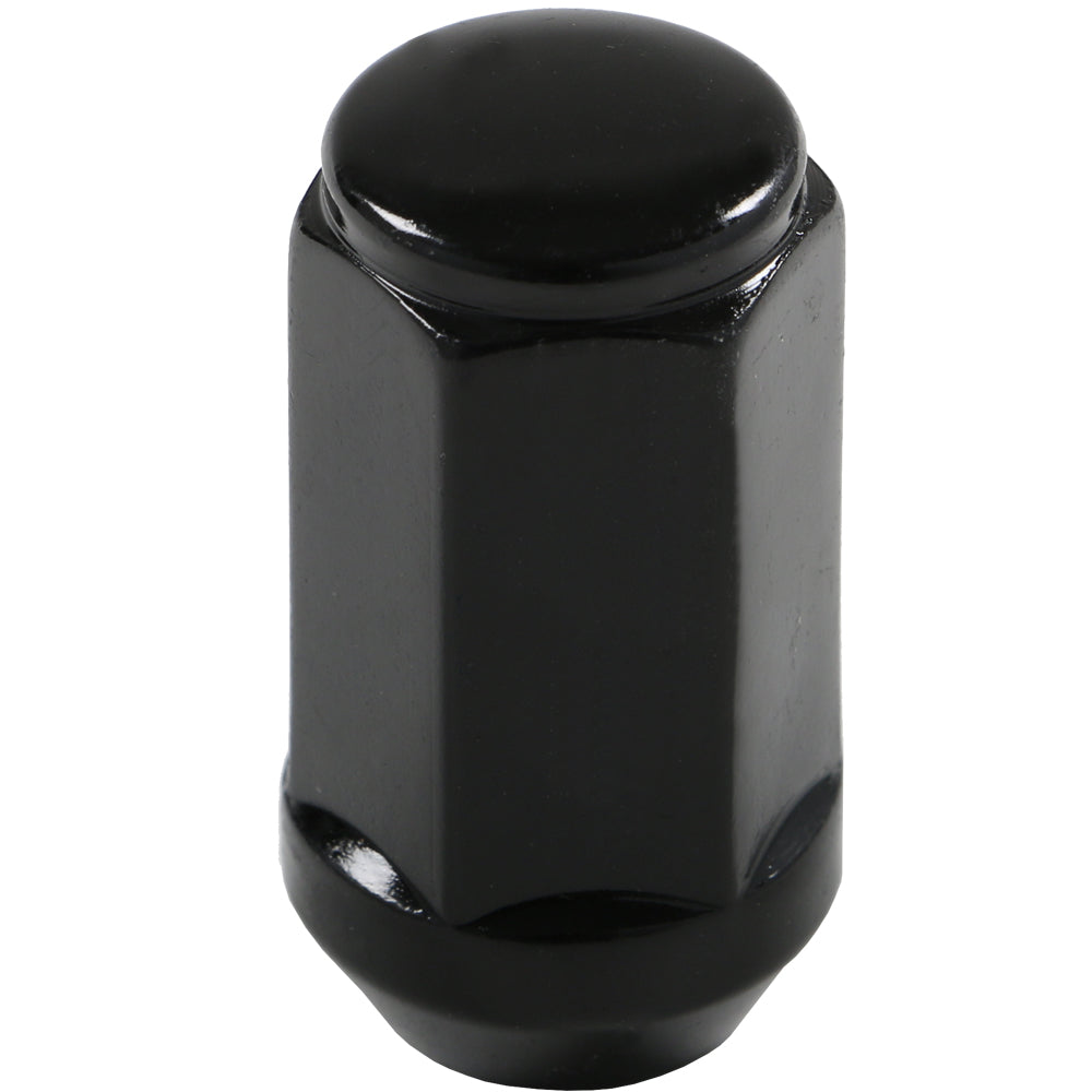 Acorn XL Black Nut 1PC 60° Bulge Seat-14x1.50mm-21mm Hex