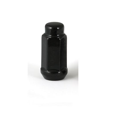 Acorn XL Black Nut 1PC 60° Bulge Seat-9/16'' RH-19mm Hex