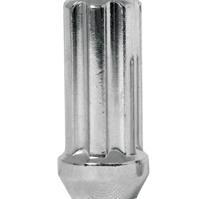 7 Spline Chrome Nut 1PC 60° Seat-14x2.00mm-21/22mm Hex