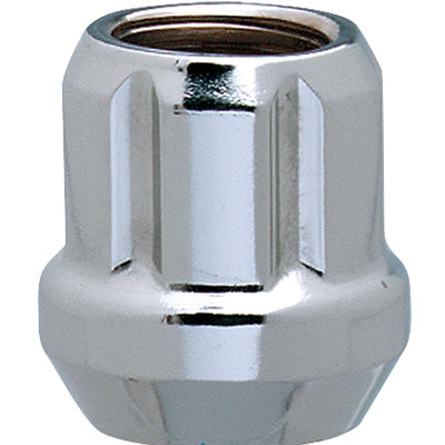 6 Spline Chrome O/E nut 1PC 60° Seat-12x1.50mm-17/19/21mm Hex