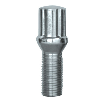 6 Spline Chrome Bolt 60° Seat-12x1.50mm-28mm Shank-17/19/21mm Hex