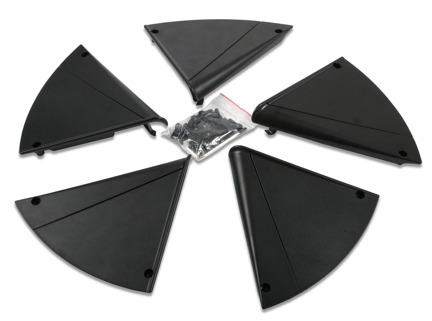 Satin Black Aero Inserts Kit For FE01- FE01+ 19"