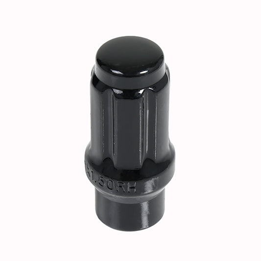 6 Spline Black Nut 1PC 60° ET Seat-12x1.50mm-17/19/21mm Hex