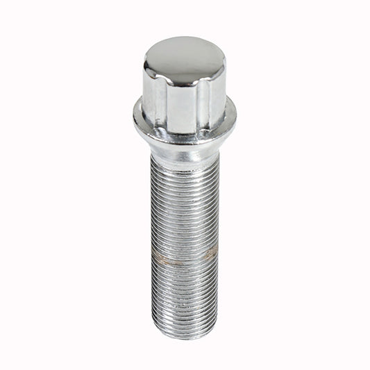 6 Spline Chrome Bolt 60° Seat-15x1.25mm-50mm Shank-17/19mm Hex
