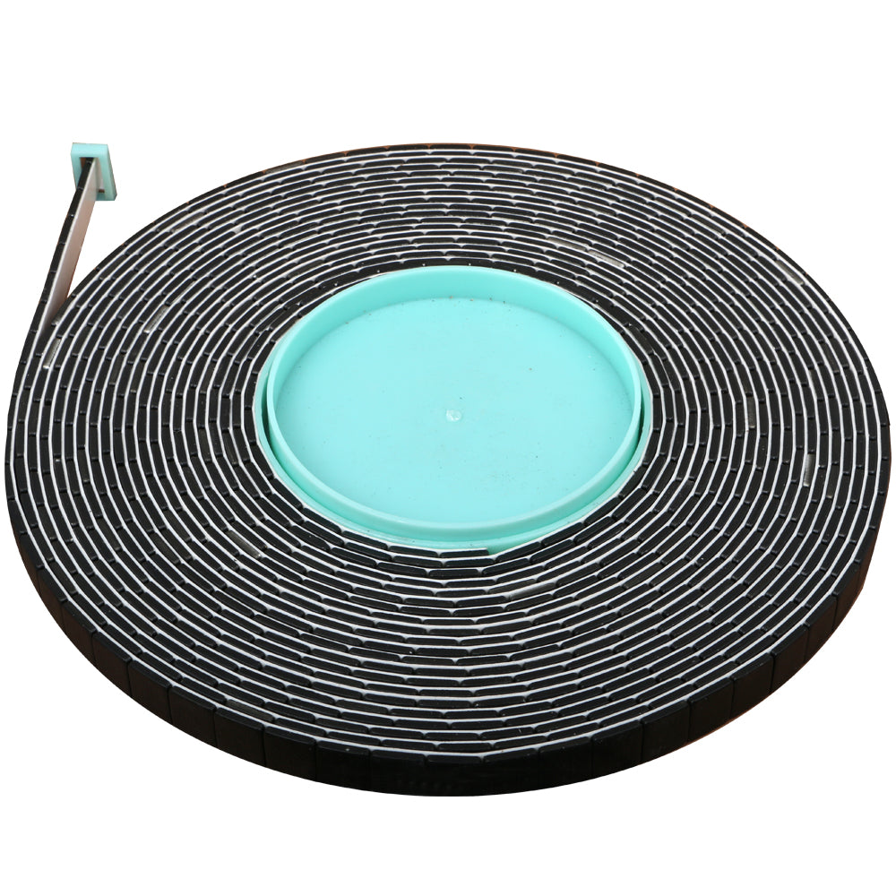 Roll Stick On Weight - Black - 850 pcs x 0.25 oz / 7 g