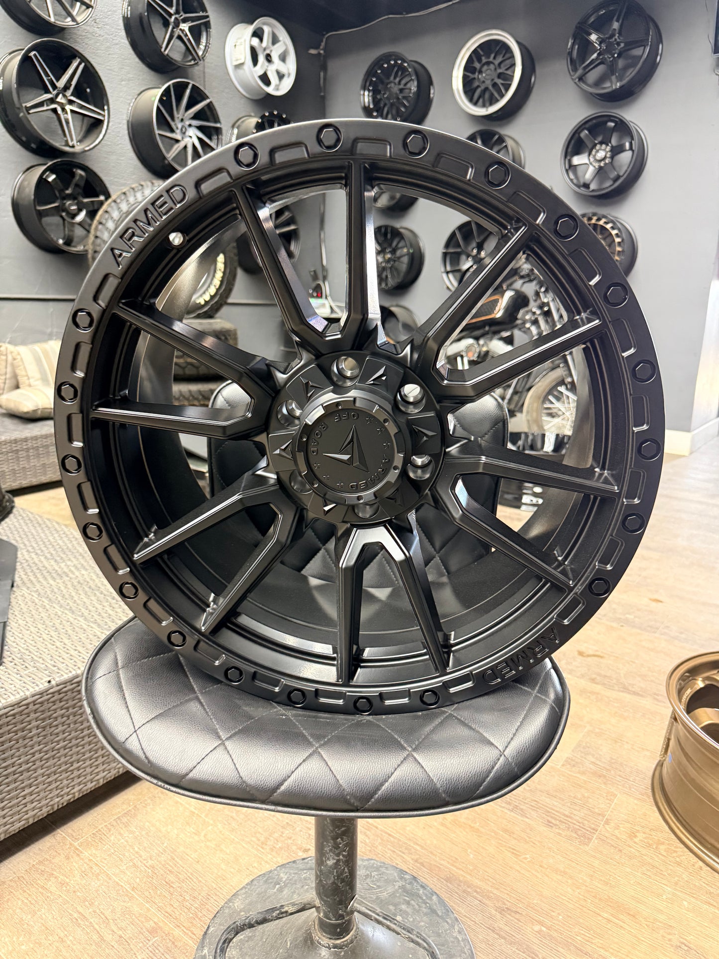 ARMED OFFROAD SPEAR BLACK ALLOY RIM 20x9 6x139 +12