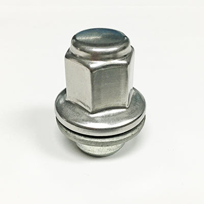 Mag W/Washer SS Nut OEM Flat/60° Seat-14x1.50mm-12mm Shank OD 22mm-22mm Hex