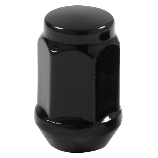 Acorn Black Nut 1PC 60° Bulge Seat-12x1.50mm-19mm Hex-Premium