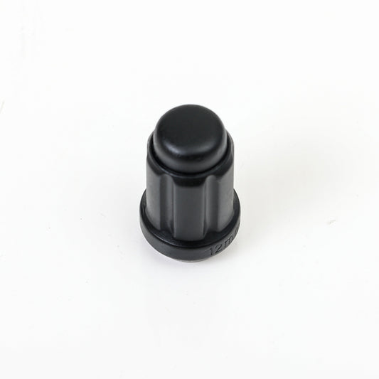 6 Spline Matte Black Nut 2PC 60° Seat-12x1.50mm-17/19/21mm Hex-Premium