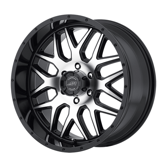 American Racing AR910 GLOSS BLACK MACHINED Wheel 18x9 5X114.3mm +0 83.06mm