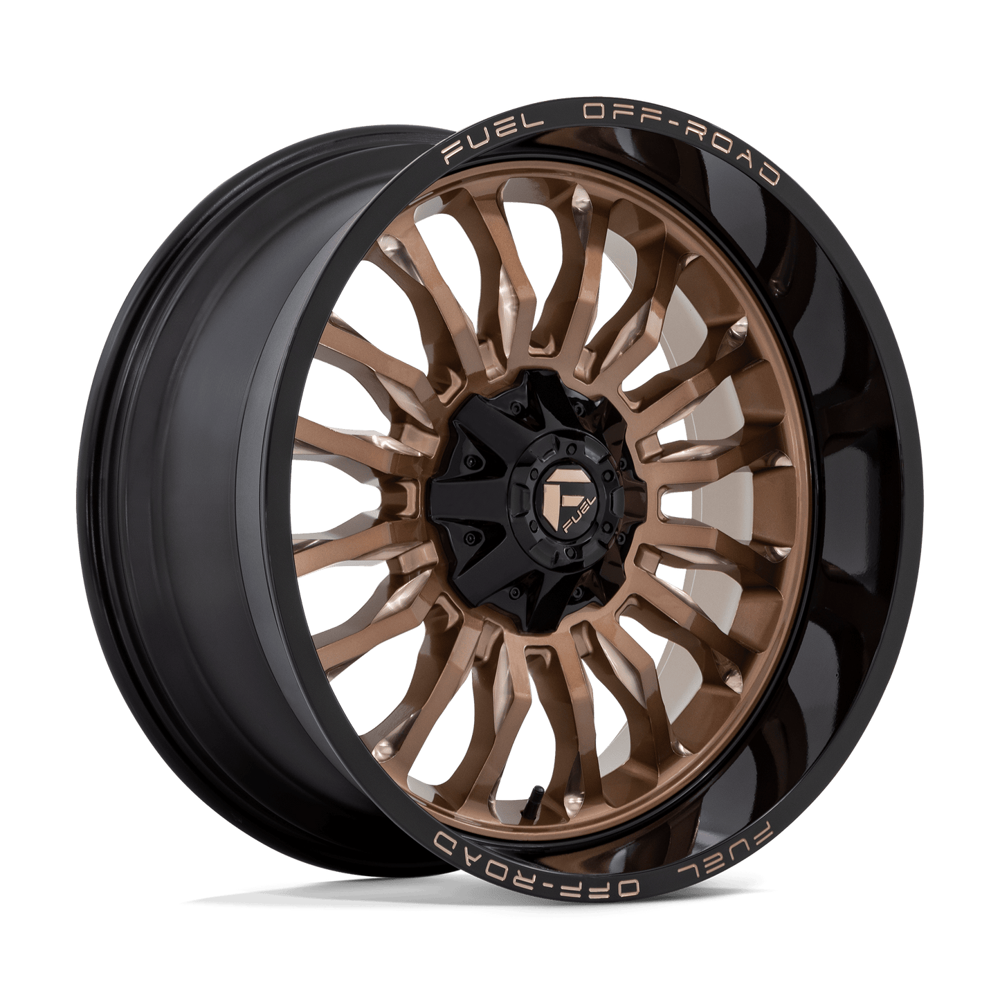 Fuel 1PC D797 ARC PLATINUM BRONZE W/ BLACK LIP Wheel 22x10 6X135/6X139.7mm -18 106.1mm