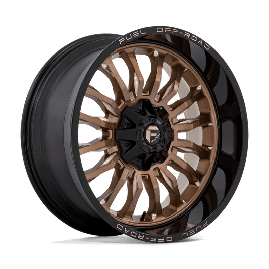 Fuel 1PC D797 ARC PLATINUM BRONZE W/ BLACK LIP Wheel 22x10 6X135/6X139.7mm -18 106.1mm