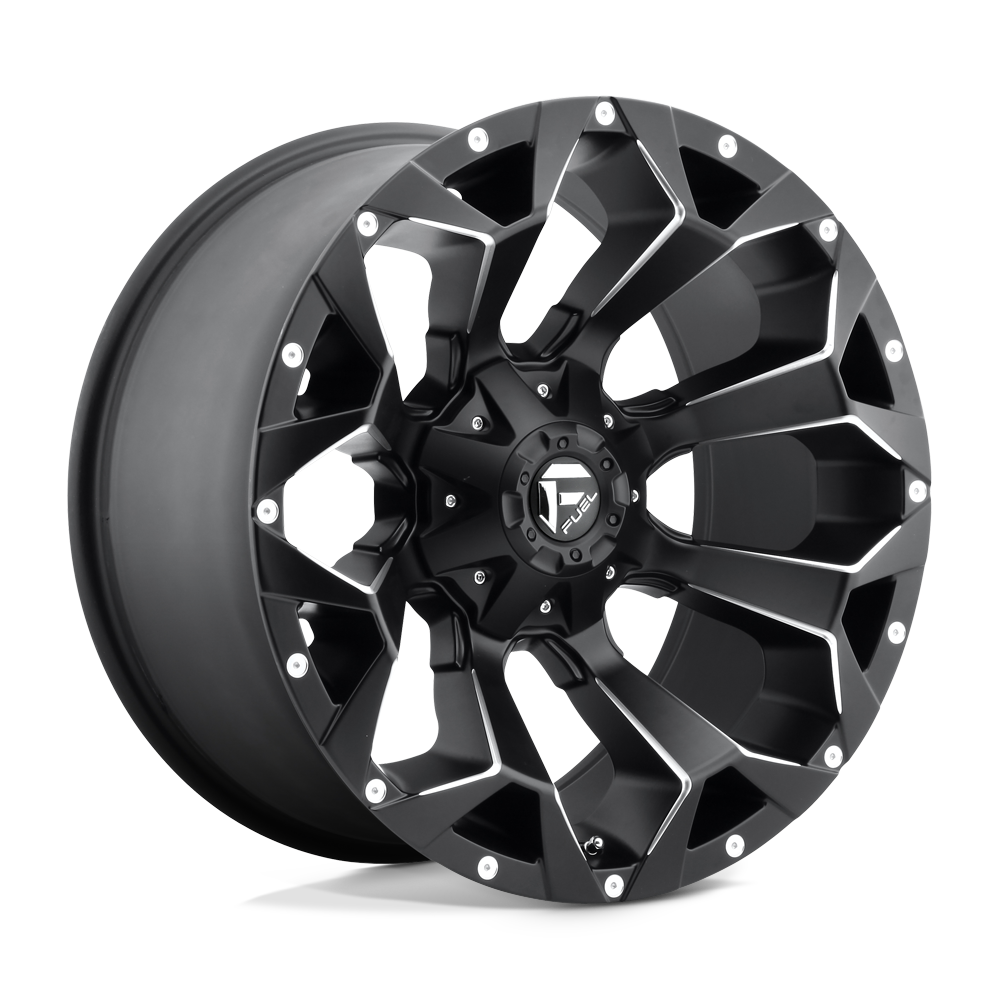 Fuel 1PC D546 ASSAULT MATTE BLACK MILLED Wheel 17x8.5 5X114.3/5X127mm +14 78.1mm