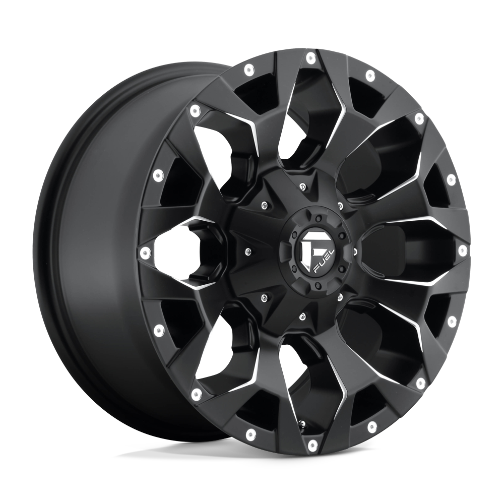 Fuel 1PC D546 ASSAULT MATTE BLACK MILLED Wheel 17x8.5 6X135/6X139.7mm +25 106.1mm