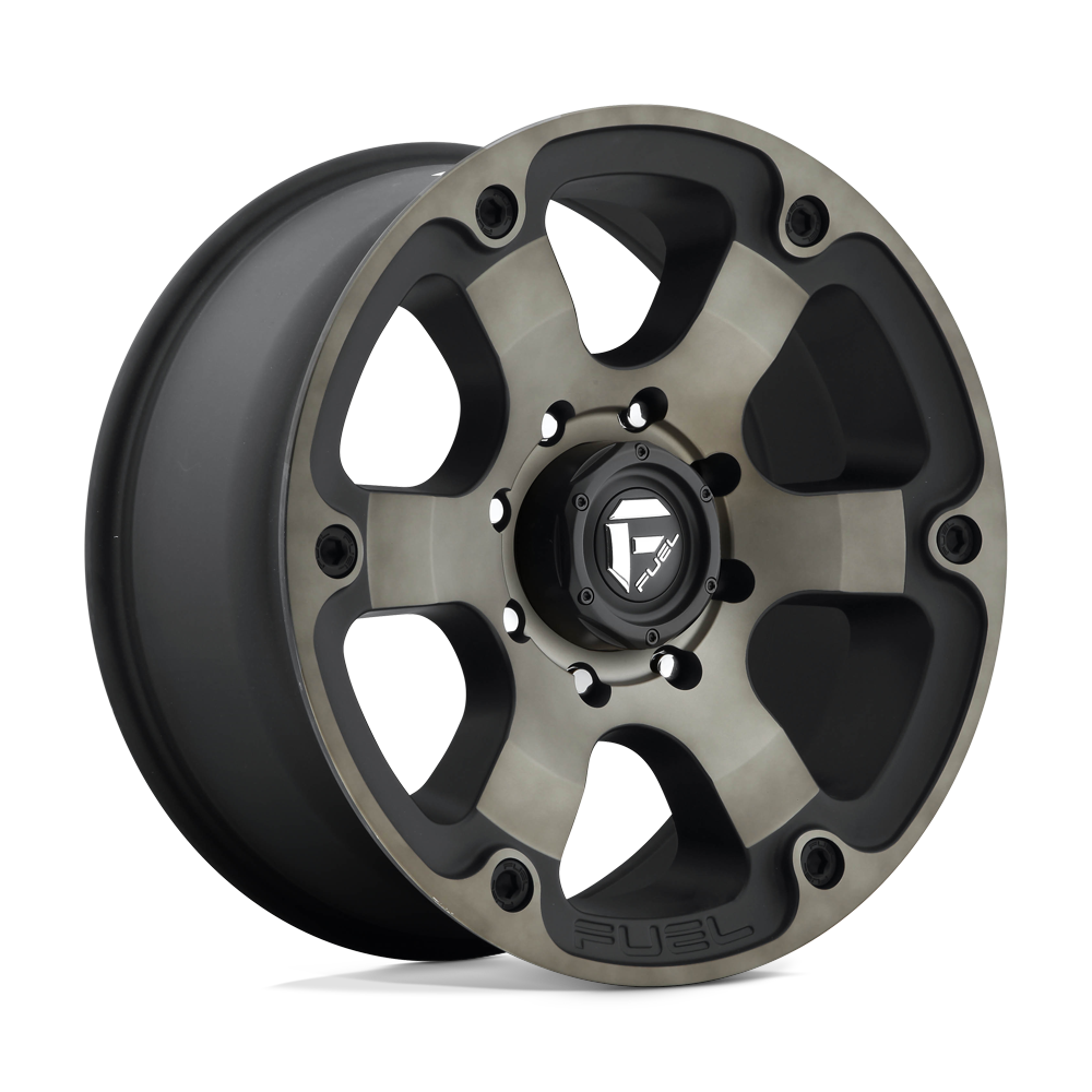 Fuel 1PC D564 BEAST MATTE BLACK DOUBLE DARK TINT Wheel 20x9 8X170mm +1 125.1mm