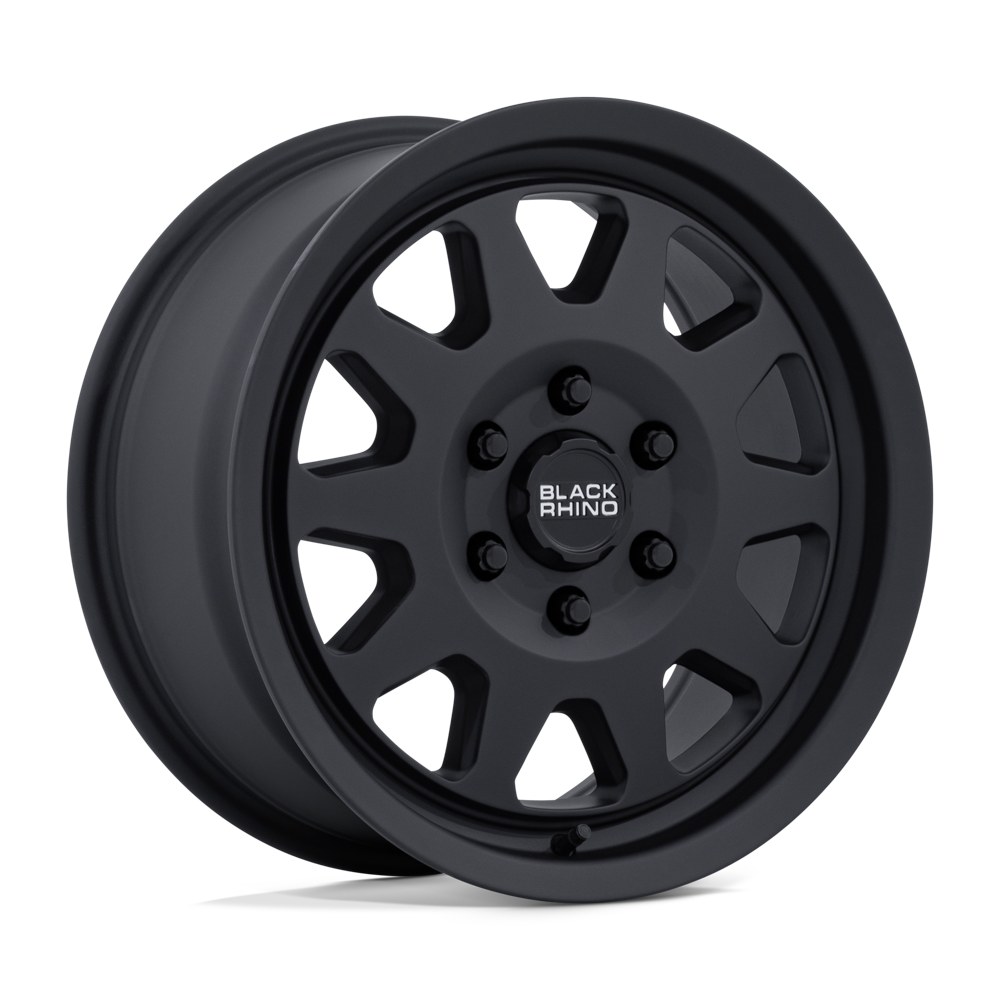 Black Rhino Hard Alloys STADIUM MATTE BLACK Wheel 17x8 6X139.7mm +35 112.1mm