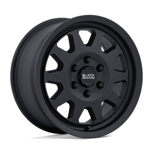Black Rhino Hard Alloys STADIUM MATTE BLACK Wheel 17x8 6X139.7mm +35 112.1mm