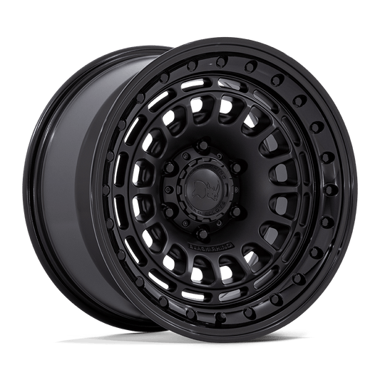 Black Rhino Hard Alloys BR014 SAHARA MATTE BLACK W/ GLOSS BLACK LIP Wheel 17x9 6X139.7mm +0 106.1mm
