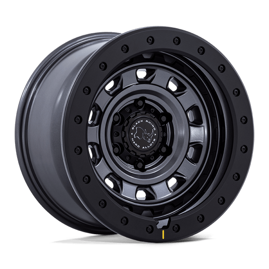Black Rhino Hard Alloys BR023 XPLORER MATTE GUNMETAL W/ MATTE BLK-LP Wheel 17x9 6X135mm +12 87.1mm