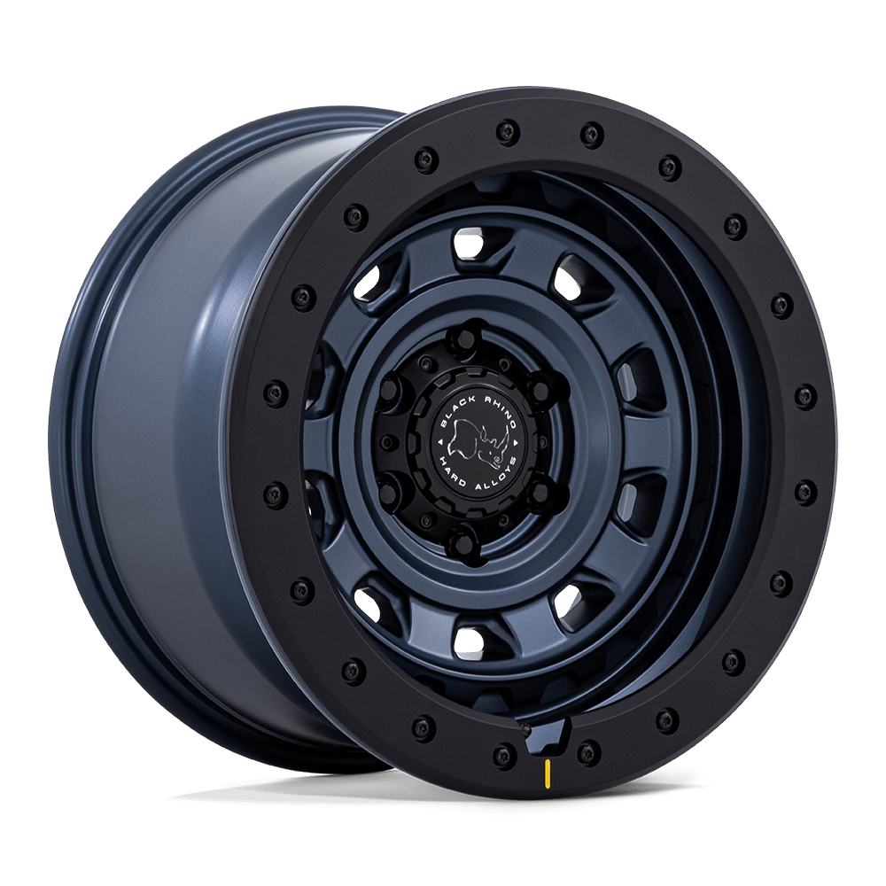 Black Rhino Hard Alloys BR023 XPLORER METALLIC BLUE W/ MATTE BLACK L Wheel 17x9 6X139.7mm +1 106.1mm