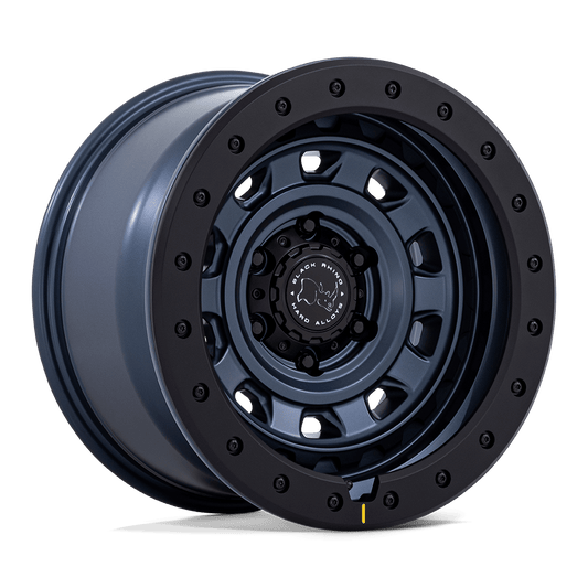 Black Rhino Hard Alloys BR023 XPLORER METALLIC BLUE W/ MATTE BLACK L Wheel 17x9 6X135mm +1 87.1mm