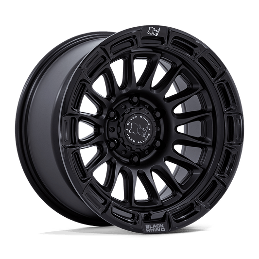 Black Rhino Hard Alloys BR025 RIVAL MATTE BLACK W/ GLOSS BLK-LP Wheel 17x8.5 6X135mm +10 87.1mm