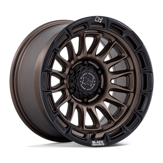 Black Rhino Hard Alloys BR025 RIVAL BURNT BRONZE W/ MATTE BLK-LP Wheel 17x9 6X139.7mm +1 106.1mm