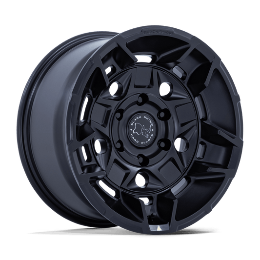 Black Rhino Hard Alloys BR028 GUARD MATTE BLACK Wheel 17x8.5 5X114.3mm +35 72.56mm