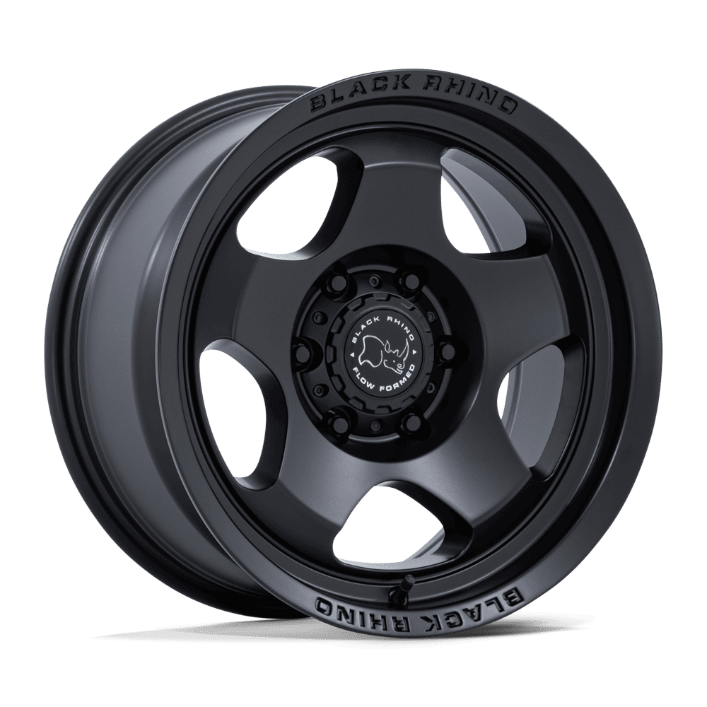 Black Rhino Hard Alloys BR031 SOL MATTE BLACK Wheel 17x8 5X130mm +20 71.6mm