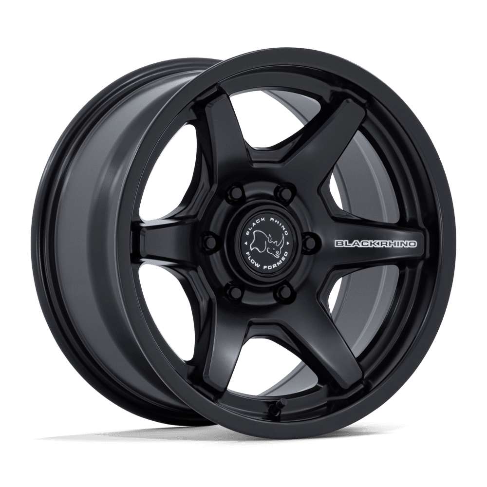 Black Rhino Hard Alloys BR035 KUMA MATTE BLACK Wheel 17x8.5 5X130mm +25 71.6mm