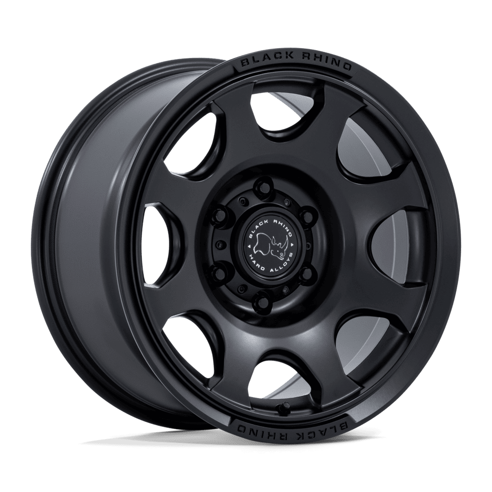Black Rhino Hard Alloys BR037 TEMBO MATTE BLACK Wheel 17x8.5 6X139.7mm +25 106.1mm