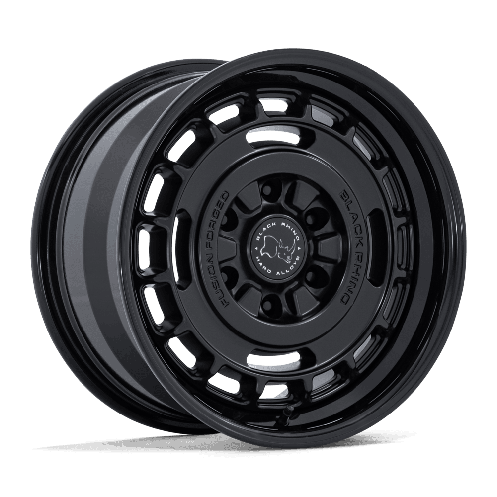 Black Rhino Hard Alloys BR600 VAGABOND MATTE BLACK W/ GLOSS BLACK LIP Wheel 17x8.5 6X135mm +0 87.1mm