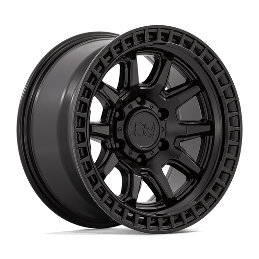 Black Rhino Hard Alloys CALICO MATTE BLACK Wheel 17x8.5 5X120mm +34 74.1mm