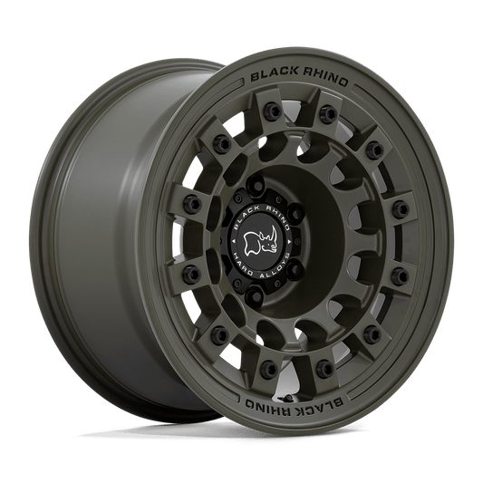 Black Rhino Hard Alloys FUJI OLIVE DRAB GREEN Wheel 17x8 6X139.7mm +20 106.1mm