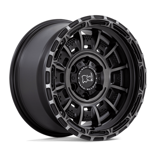 Black Rhino Hard Alloys LEGION MATTE BLACK GRAY TINT Wheel 17x9 6X139.7mm -12 106.1mm