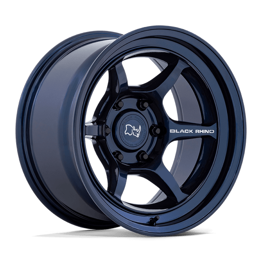 Black Rhino Hard Alloys SHOGUN GLOSS MIDNIGHT BLUE Wheel 17x8.5 5X127mm +20 71.5mm