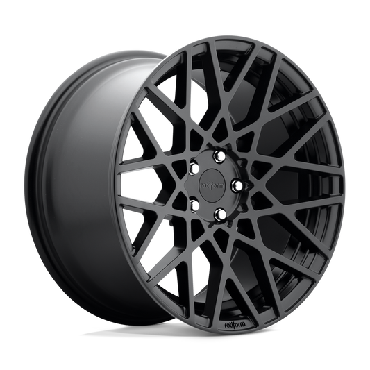 Rotiform R112 BLQ MATTE BLACK Wheel 18x8.5 5X114.3mm +38 72.56mm
