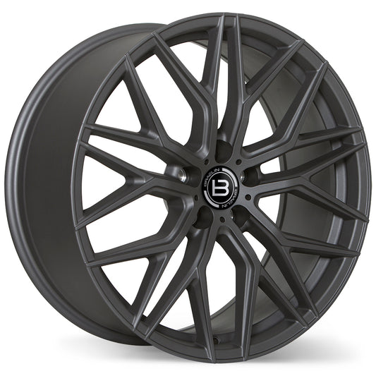 Braelin BR10 Matte Graphite Wheel 18x8.0 5X114.3mm +35 70.2mm