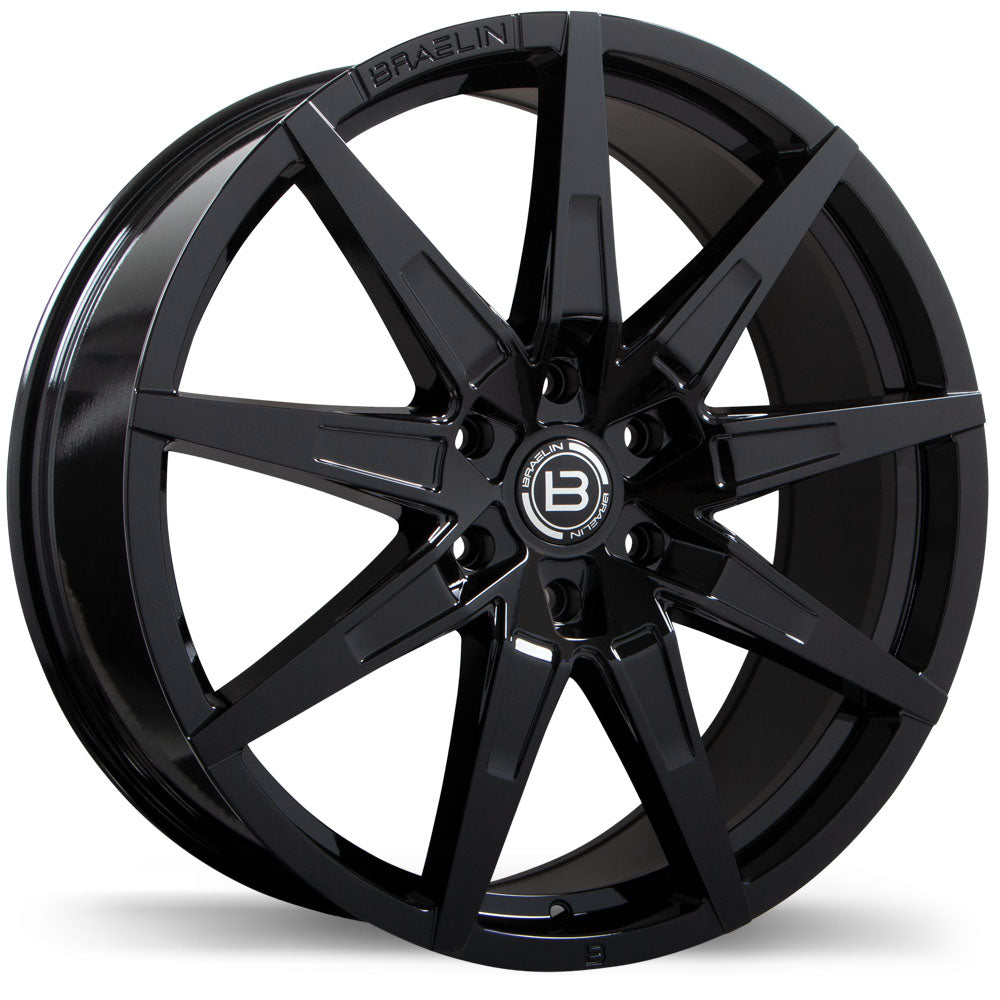 Braelin BR15 Gloss Black Wheel 20x8.5 6X139.7mm +35 106.1mm