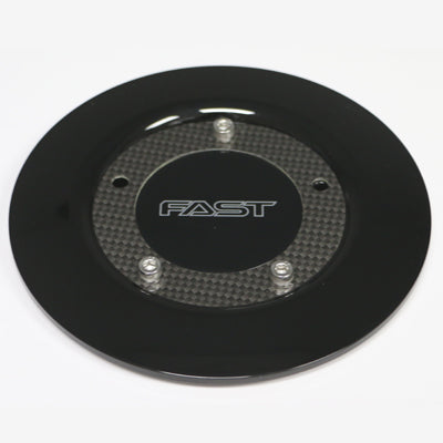 Black & Carbon Fiber Cap (Emblem Separate)