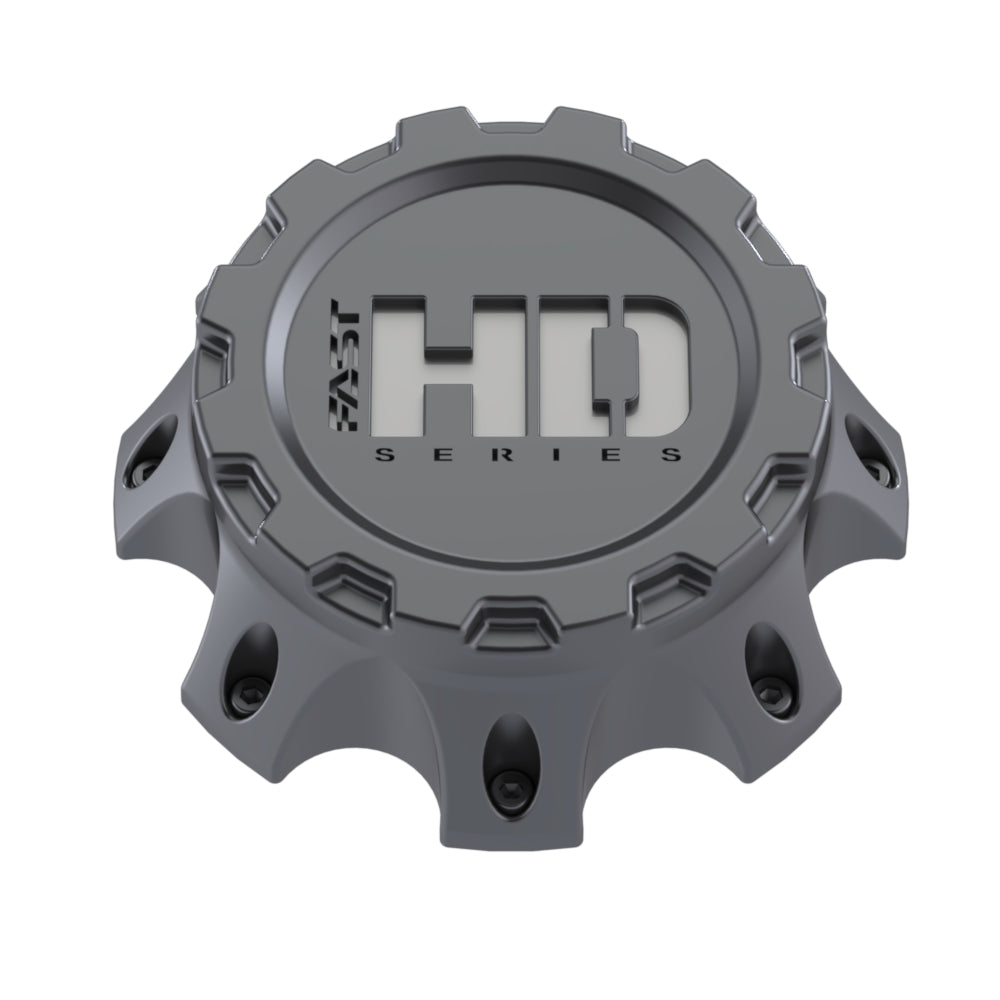 Satin Gunmetal Cap With Satin Gunmetal Hardware And Silver Fast HD Series Logo